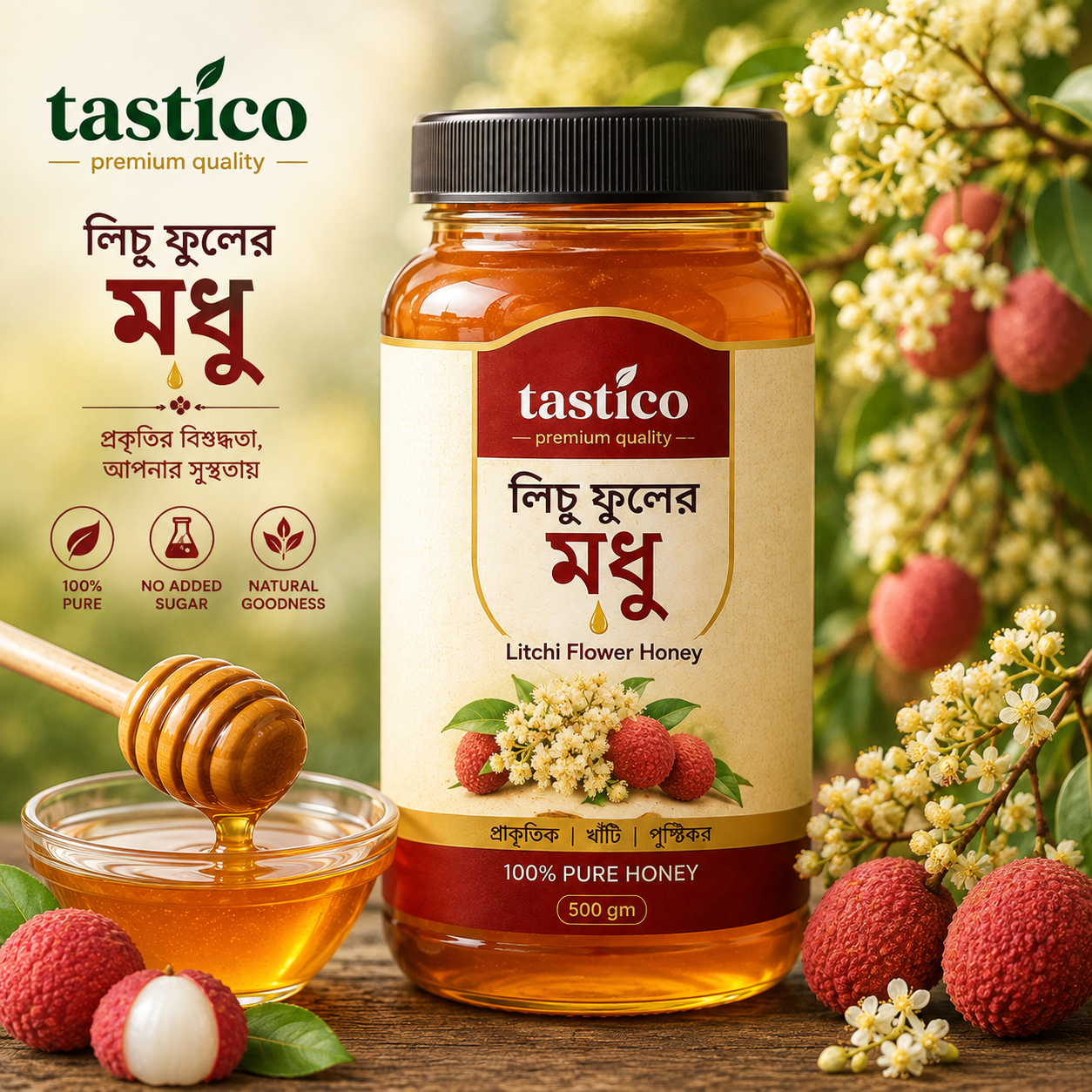 ChatGPT Image Aug 28, 2026, 12_45_04 AM লিচু ফুলের মধু - Image 1
